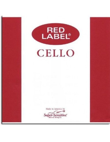 4/4 Super Sensitive Cello Strings (610) Medium (Complete Set)