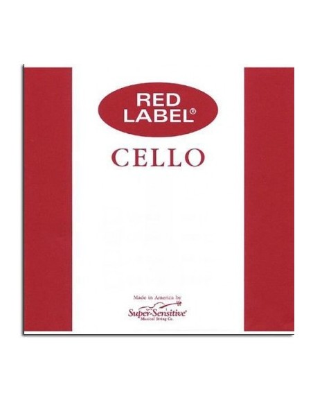 4/4 Super Sensitive Cello Strings (610) Medium (Complete Set)