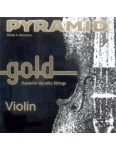 Violin Strings 4/4 Pyramid Gold (108100) Medium (Complete Set)