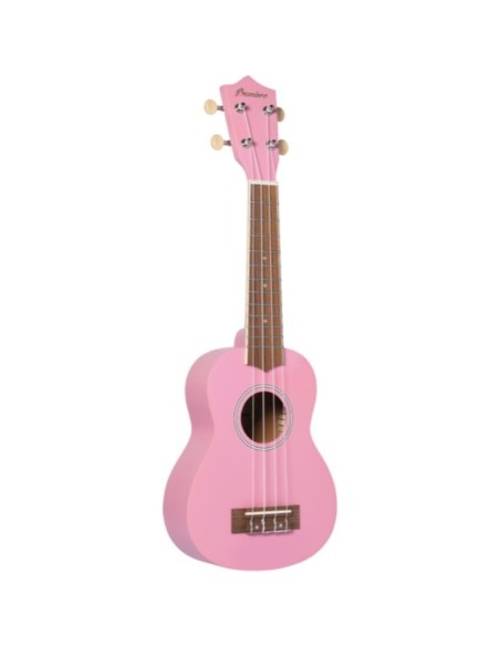 Bambus Sopran Ukulele BE-LPK Studio Hellrosa