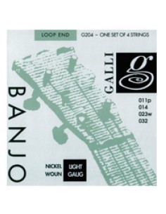 Galli G-204 Banjo Strings (Complete Set) 2