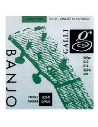 Galli G-210 Banjo Strings (Set of 5 Strings)
