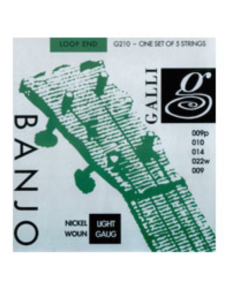 Galli G-210 Banjo Strings (Set of 5 Strings)