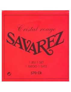 Savarez Classical Guitar Strings (570/CR) Red Crystal (Complete Set) 2
