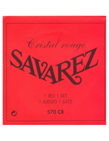 Savarez Classical Guitar Strings (570/CR) Red Crystal (Complete Set)