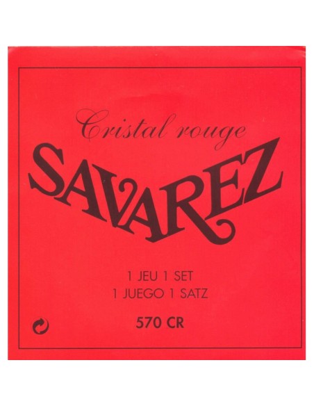 Savarez Classical Guitar Strings (570/CR) Red Crystal (Complete Set)