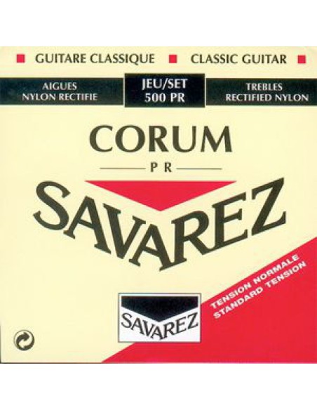 Savarez Classical Guitar Strings (500/PR) Corum PR (Complete Set)