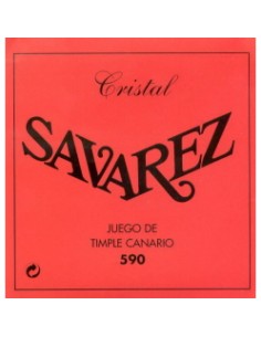Canarian Timple Strings Savarez (590) Crystal (Complete Set) 2