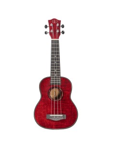 Soprano Bones SP600S-RD Maple Ukulele Red Gloss