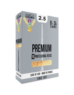 Cañas Clarinete Bb (Sib) Caja 10 Unidades Marca Premium 2.5