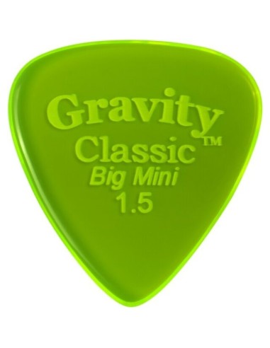 Pick (1.50 mm.)Gravity Classic Big Mini Matte Green GCLB15M