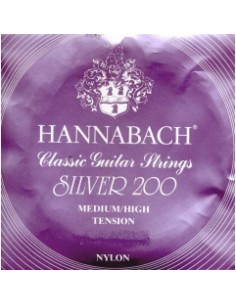 Hannabach Silver 200 900-MHT Classical Guitar Strings (Complete Set) 2
