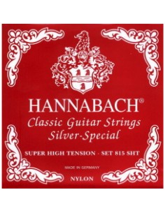 Hannabach Red Classical Guitar Strings 815-SHT (Complete Set) 2