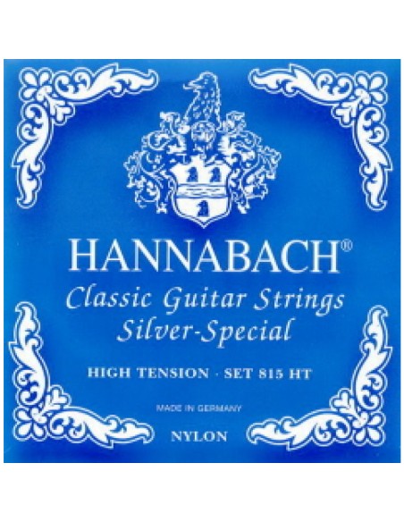 Hannabach 8-String Classical Guitar Strings Blue 81508-ZHT (Complete Set)