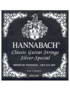 Hannabach Black Classical Guitar Strings 815-MT (Complete Set) 2