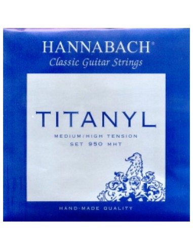 Hannabach Titanyl 950-MHT Classical Guitar Strings (Complete Set)