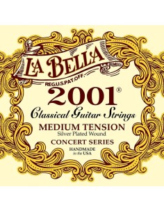 La Bella 2001 Medium Classic Guitar Strings (Set Complet) 2