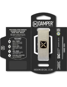 Ibox Damper Guitar String Damper Medium Silver DTMD19