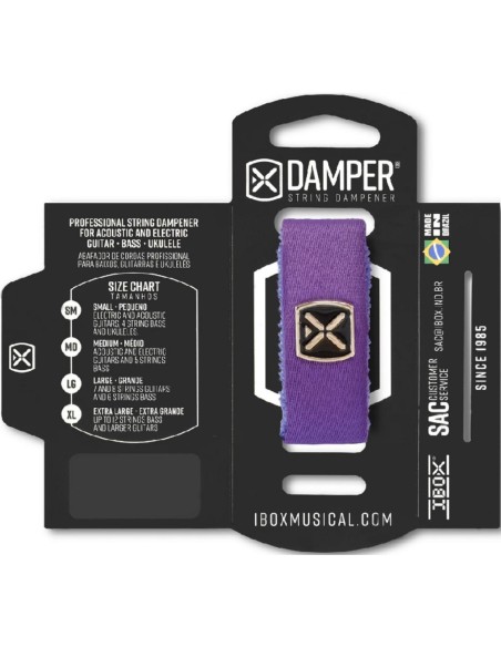 Guitar String Damper Shock Absorber Ibox Damper Medium Purple DTMD22