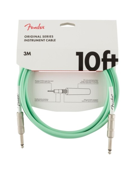 Parafango 0510-058 Serie Originale Cavo Jack Verde 3m