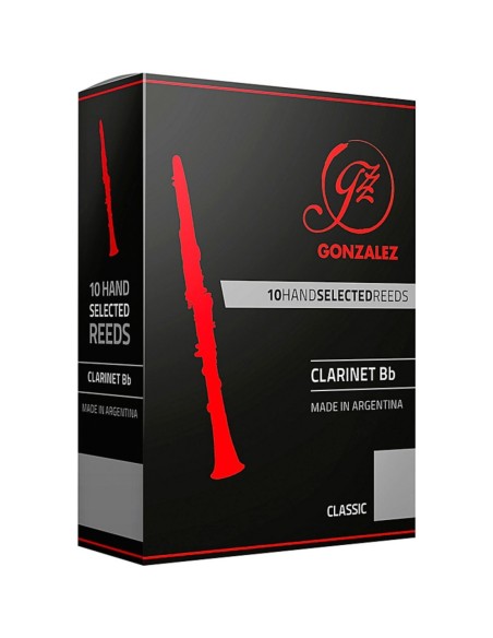 Clarinette Anches Sib (Bb) Box 10 unités Gonzalez Classic 4.5