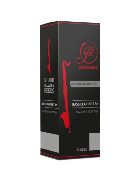 Clarinette Basse Anches Sib (Bb) Box 5 Unités Gonzalez Classic 3.0