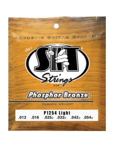 SIT Phosphor Bronze P1254 012-054 Cordes de Guitare Acoustique (Set Complet)
