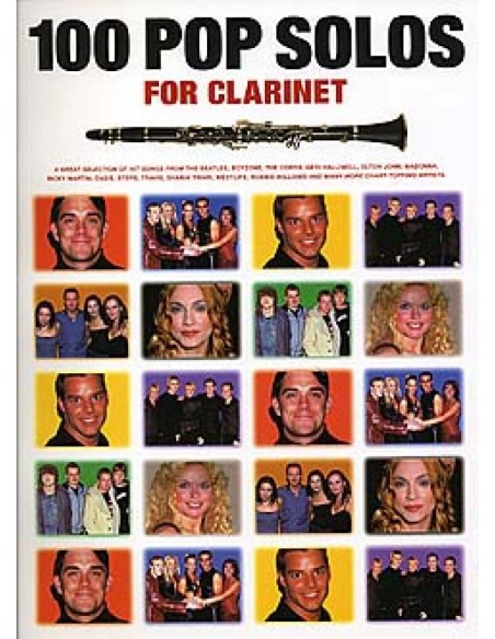 MISCELLANEOUS-100 Pop Solos For Clarinet