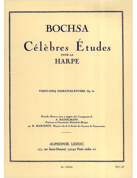 BOCHSA R.N.C.-Esercizi e Studi (25) Op.62 per Arpa