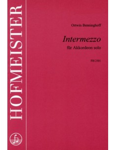 BENNINGHOFF O.-Intermezzo para Acordeon