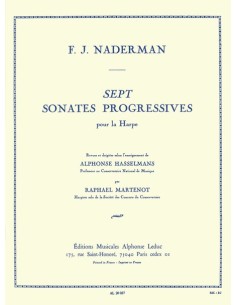 NADERMAN F.J.-Sonates progressives (7) pour harpe