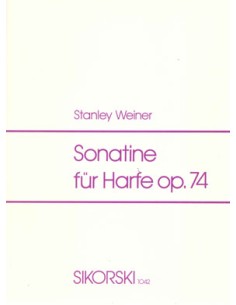 WEINER S.-Sonatine Op.74 für Harfe