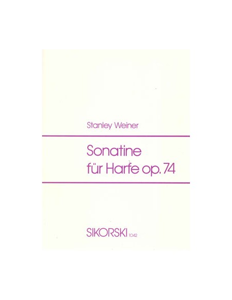 WEINER S.-Sonatina Op.74 per arpa