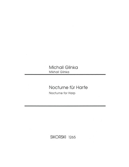 GLINKA M.-Nocturne für Harfe