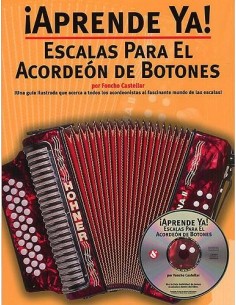 METHOD-Learn Now Button Akkordeon (Tonleitern) (Inc.CD) (Castelar)