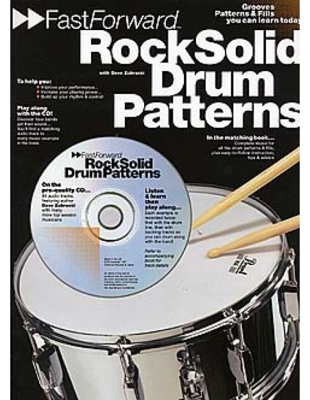 FAST FORWARD-Rock Solid Drums Patterns (Inc.CD)