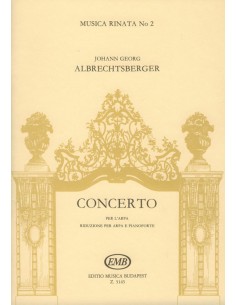 ALBRECHTSBERGER J.G.-Konzert für Harfe und Klavier (Nagy)