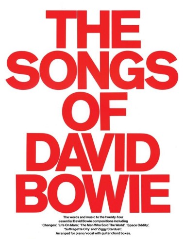 BOWIE David-Chansons de David Bowie (PVG)