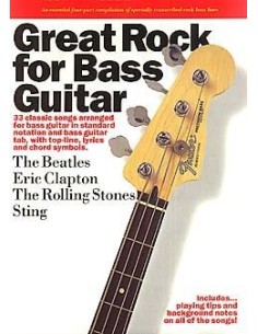 VARIOS-Great Rock pour tablature basse