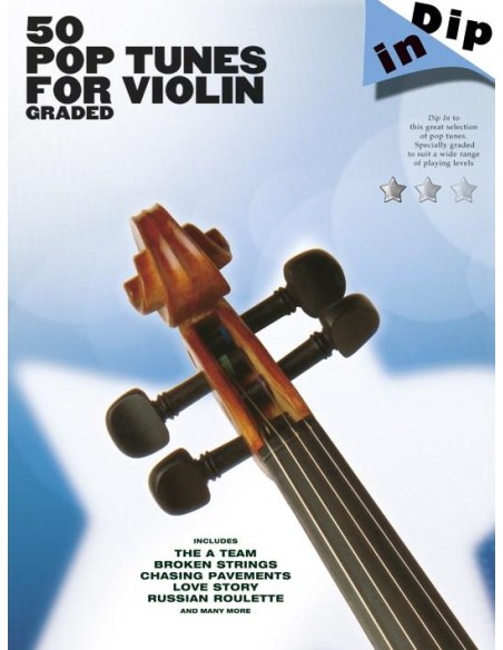 DIP IN-50 Graded Pop Violin Solos
