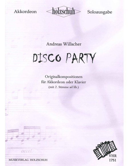 PROBST M.-Disco Party Vol.1 für 1 oder 2 Akkordeons