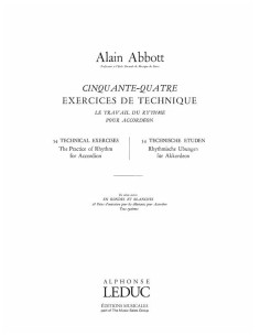 ABBOTT A.-Etudes Techniques (54) para Acordeon