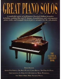 GREAT PIANO SOLOS-The Classical Chillout Book