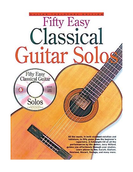 Classical Music-Easy Classical Tab Solos (50) (Inc.CD) (Willard)