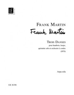 MARTIN F.-Trois Dances (1970) for Harp