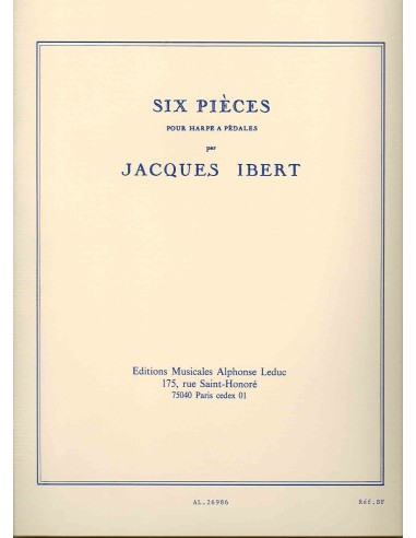 IBERT J.-Pezzi completi (6) per arpa