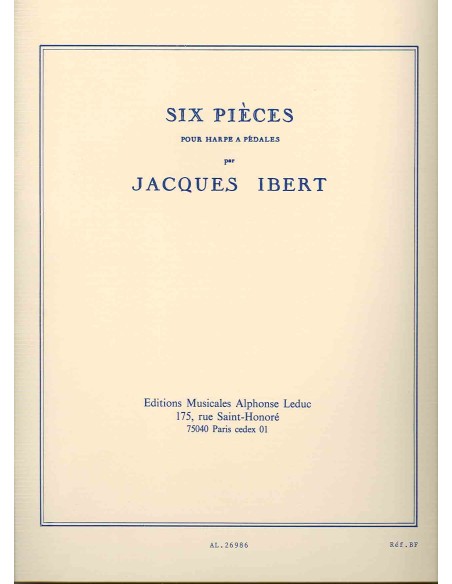 IBERT J.-Pezzi completi (6) per arpa
