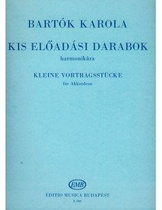BARTOK B.-Petits morceaux de jeu pour accordéon