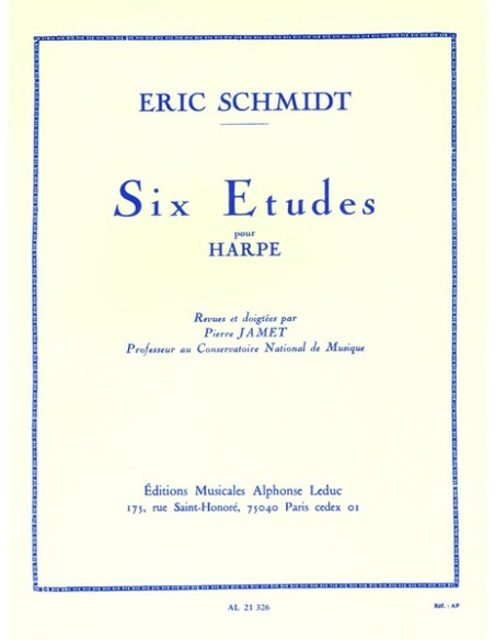 SCHMIDT E.-Studien (6) für Harfe