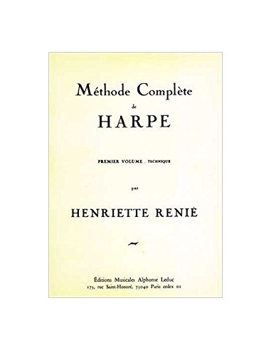 RENIE H.-Methode Complete Vol.1 (Method) for Harp
